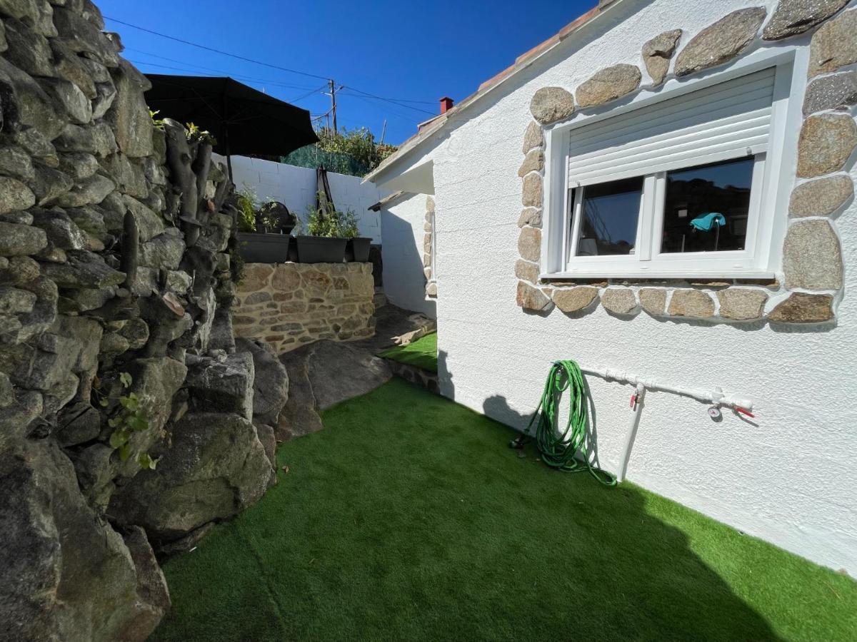 Casita Independiente Y Tres Apartamentos Con Piscina Ladeira Playa Baiona Exterior foto