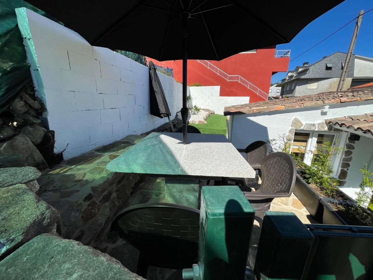 Casita Independiente Y Tres Apartamentos Con Piscina Ladeira Playa Baiona Exterior foto