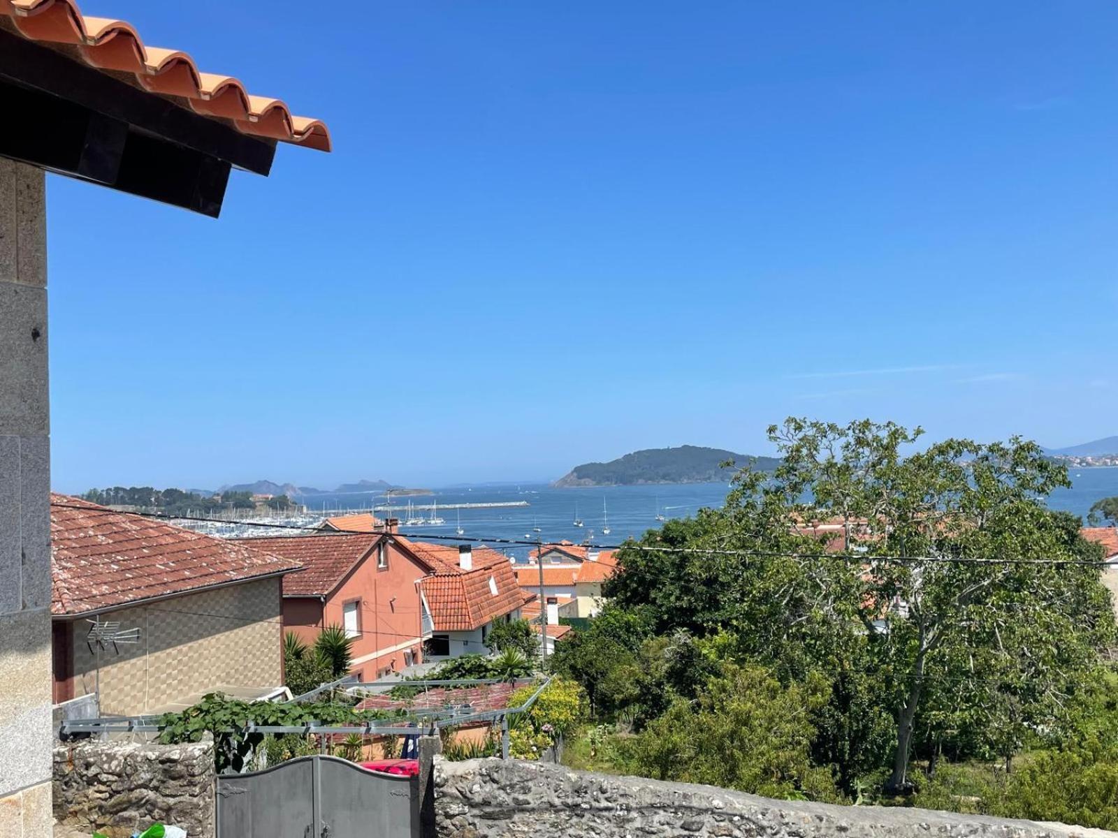 Casita Independiente Y Tres Apartamentos Con Piscina Ladeira Playa Baiona Exterior foto