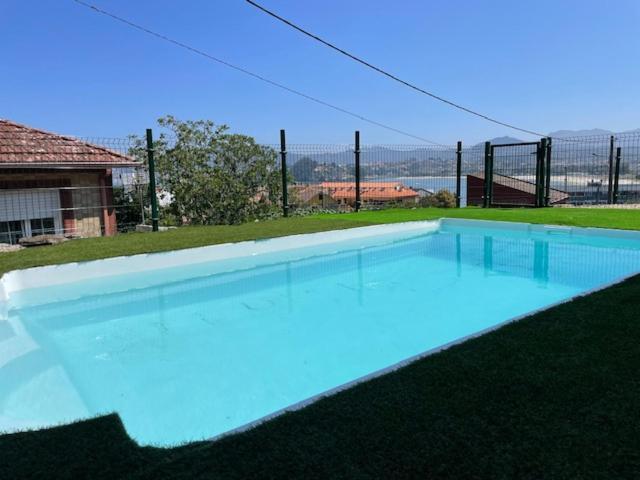 Casita Independiente Y Tres Apartamentos Con Piscina Ladeira Playa Baiona Exterior foto