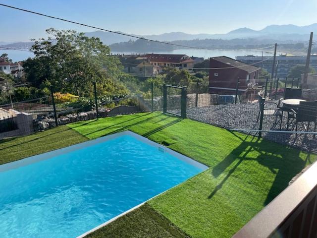 Casita Independiente Y Tres Apartamentos Con Piscina Ladeira Playa Baiona Exterior foto